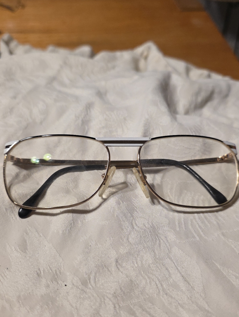 Dolce Vita 24k Gold Plated Metal Aviator-Style Men's Glasses